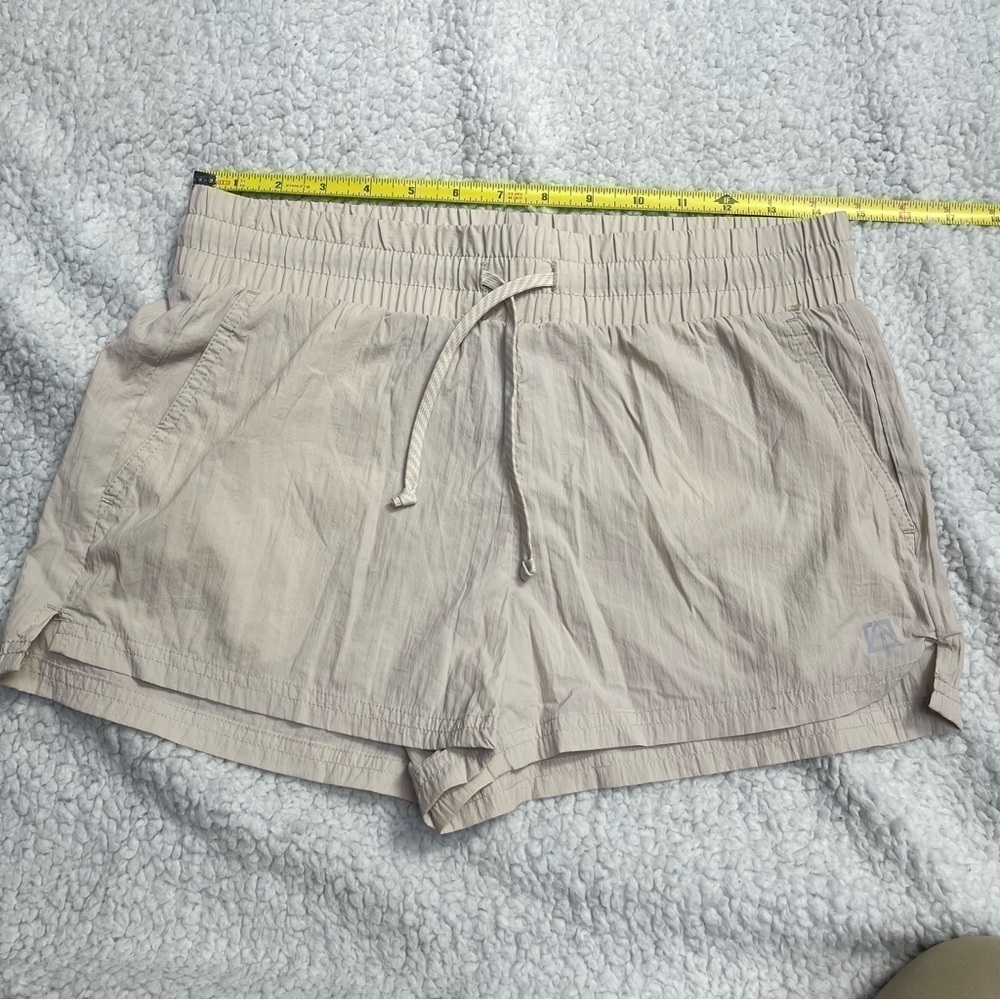 Avalanche High
Waisted Nylon
Drawstring Shorts -
Size small